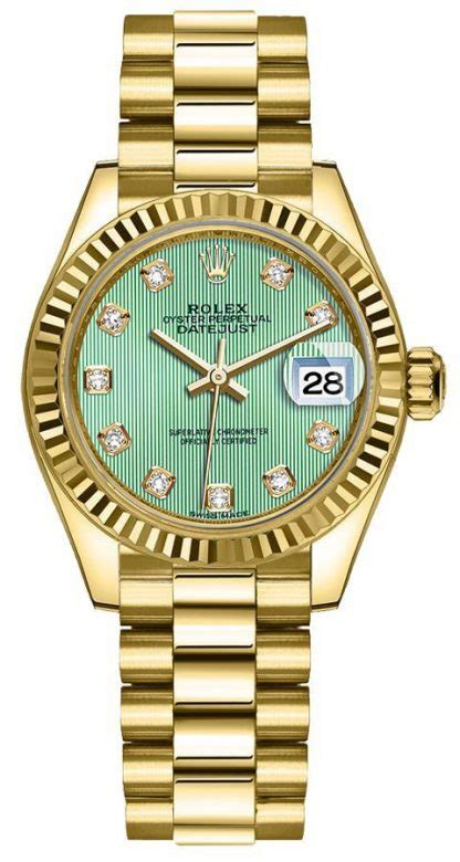 rolex datejust verde donna|rolex lady datejust.